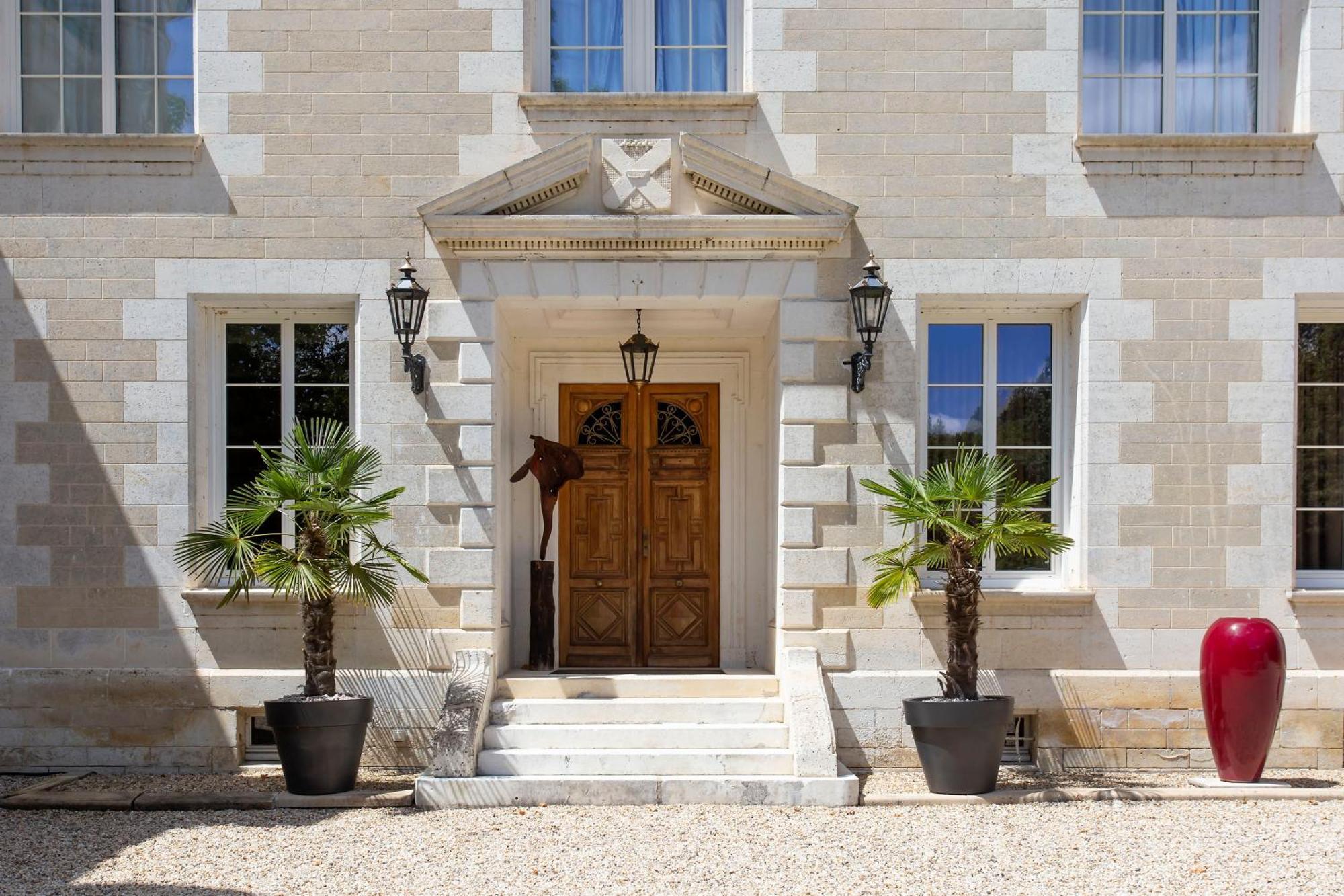 Chateau De Bellevue B&B Et Appartements Avec Piscine Saisonal Chauffee Et Chambres Partout Climatisees Сент-Ави Экстерьер фото